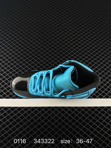 Jordan Air Jordan 11 Retro Black Blue EU 36-47 Basketball Shoe - Unisex (BS-79821)