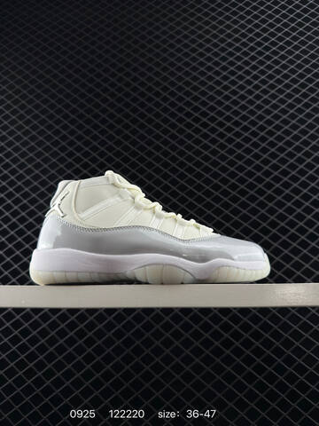 Jordan Air Jordan 11 Retro High Vast Grey Sail Vast Grey White EU 36-47 Basketball Shoe - Unisex (BS-80638)
