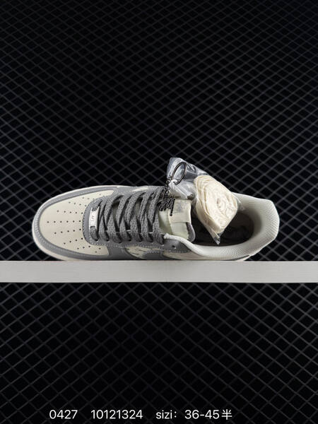 Nike Air Force 1 07 Light bone cream and grey EU 36-45 5 lifestyle