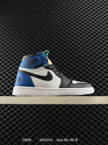 Jordan Union x Air Jordan 1 Retro High OG NRG White Blue Red Black Cream EU 36-46 Basketball Shoe - Unisex (BS-80756)