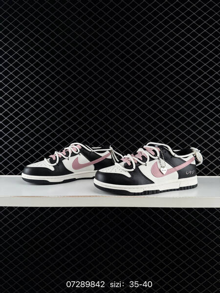 Nike SB Dunk Low CW1590-100 black white pink EU 35-40 skate