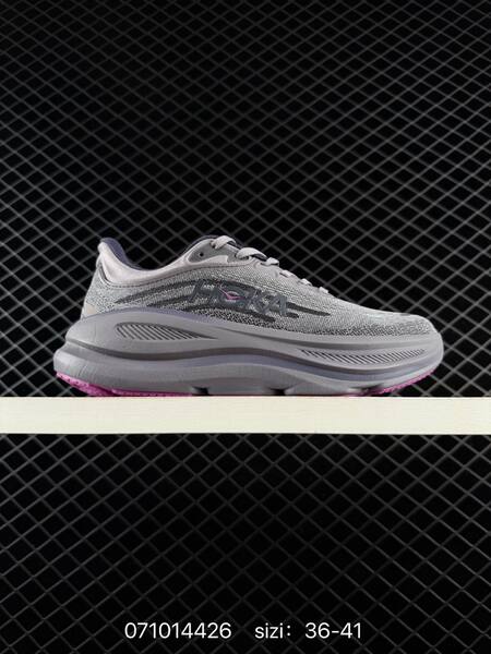 HOKA Bondi 9 grey black purple EU 36-41 running