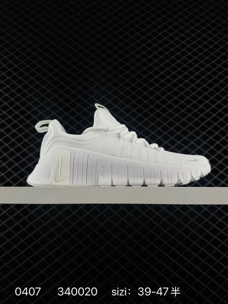 Nike Free Metcon 6 Triple White Black White Gum EU 39-47 half sizes available training