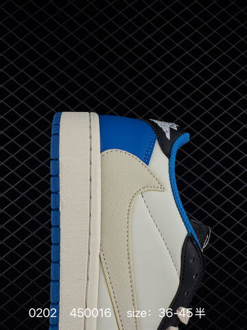 Jordan Air Jordan 1 Low OG Travis Scott Canary Sail Black Blue Yellow EU 36-45 Sneaker - Unisex (BS-79728)
