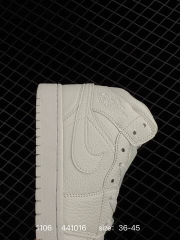 Jordan Air Jordan 1 Low White Light Grey EU 36-45 Sneaker - Unisex (BS-80338)