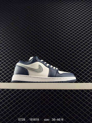 Jordan Air Jordan 1 Low Black White Purple EU 36-46 Sneaker - Unisex (BS-81003)