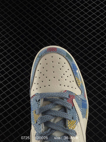 Jordan Air Jordan 1 Low Sail Light Blue Red Yellow EU 36-45 Sneaker - Unisex (BS-81015)