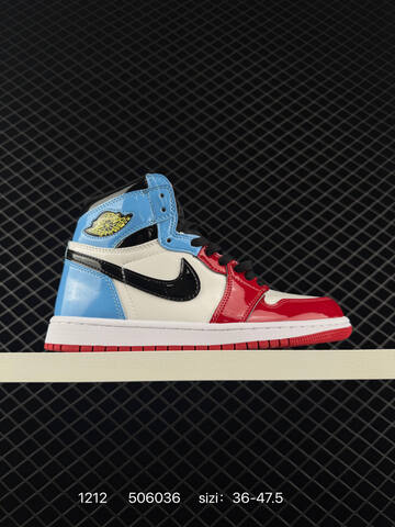 Jordan Air Jordan 1 Retro High CK5666-100 White Red Blue Black EU 36-47 5 Basketball Shoe - Unisex (BS-80075)