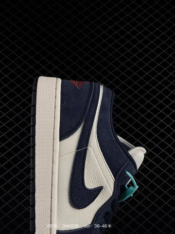 Air Jordan 1 Low Obsidian Suede AIR JORDAN 1 Aj1 Lifestyle (BS-79278)