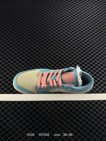 Jordan Air Jordan 1 Low SE Light Blue Beige Pink Metallic Silver EU 36-46 Sneaker - Unisex (BS-80409)
