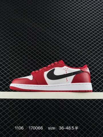 Jordan Travis Scott x Air Jordan 1 Low Reverse Mocha DM7866 Red White Black EU 36-48 5 Sneaker - Unisex (BS-80332)