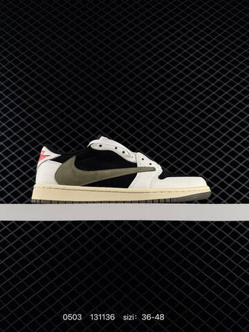 Travis Scott x Air Jordan 1 Low OG Canary Yellow 7 0 AIR JORDAN 1 Aj1 Lifestyle (BS-79356)