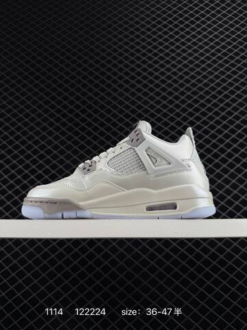 Jordan Air Jordan 4 Retro HV4401-015 Light Silver Grey White EU 36-47 Basketball Shoe - Unisex (BS-80280)