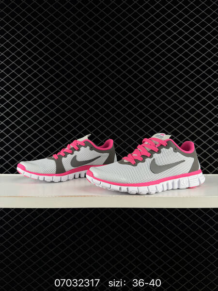 Nike Free Run 3 0 white grey pink EU 36-40 running