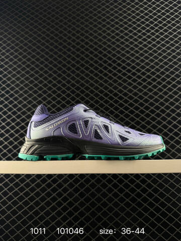 Salomon XT Whisper Iridescent Green Black 36-44 Trail Shoe Trail Running Sneakers - Unisex (BS-85966)