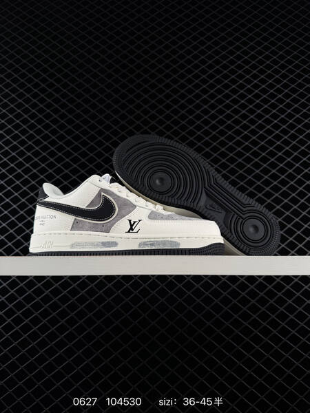 Nike Air Force 1 07 LV8 off white black gray EU 36-45 sneaker