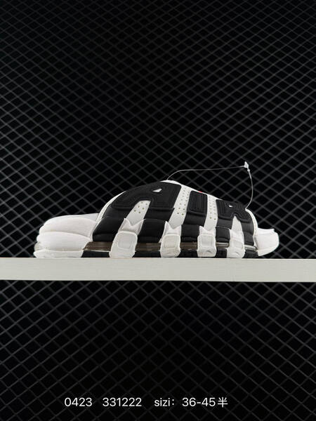 Nike Air More Uptempo Slide Multiple colorways black white black white black white red EU 36-45 with half sizes casual black white black white white black lifestyle