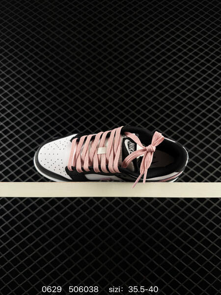 Nike SB Dunk Low black white pink EU 35 5-40 skate shoe