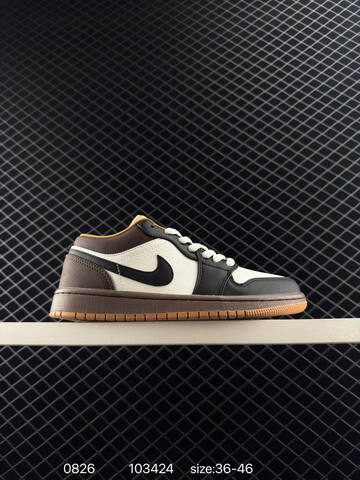 Jordan Air Jordan 1 Low White Grey Navy Gum EU 36-46 Sneaker - Unisex (BS-80829)