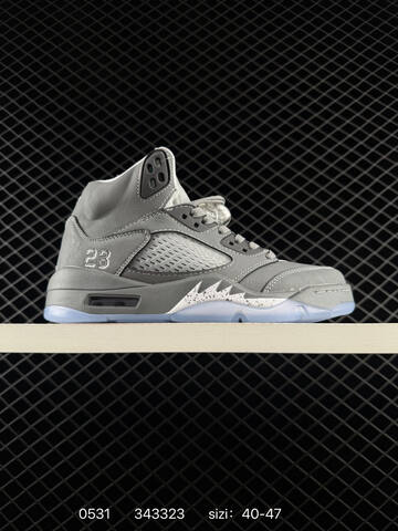 Air Jordan 5 Retro Wolf Grey Replica AIR JORDAN 5 Aj5 Lifestyle (BS-79190)