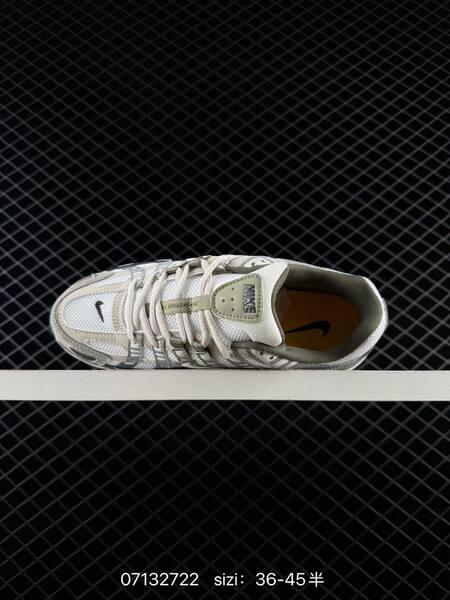 Nike P-6000 white grey olive orange EU 36-45 lifestyle
