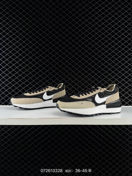 Nike Waffle One beige black white EU 36-45 lifestyle