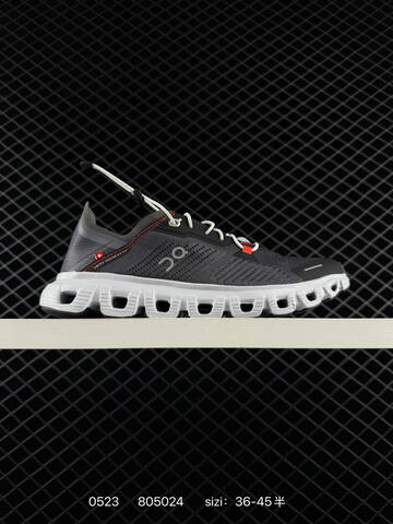 On Cloud 6 Coast Black White EU 36-45 Running Shoe Running Sneakers - Unisex (BS-85252)