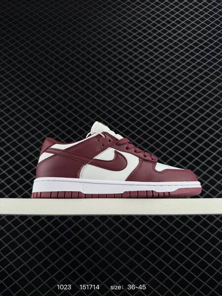 Nike Dunk Low Burgundy White EU 36-45 skate lifestyle
