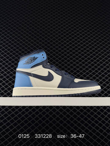 Jordan Air Jordan 1 Retro High OG White Black Brown EU 36-47 Basketball Shoe - Unisex (BS-79765)