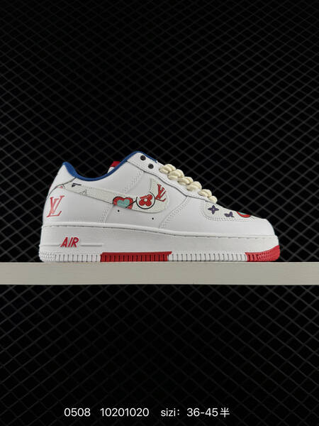 Nike Air Force 1 07 white blue black red EU 36-45 casual