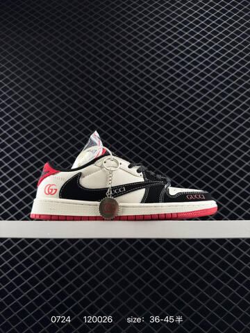 Jordan Air Jordan 1 Low OG SP Beige Grey Red White EU 36-45 Sneaker - Unisex (BS-81022)