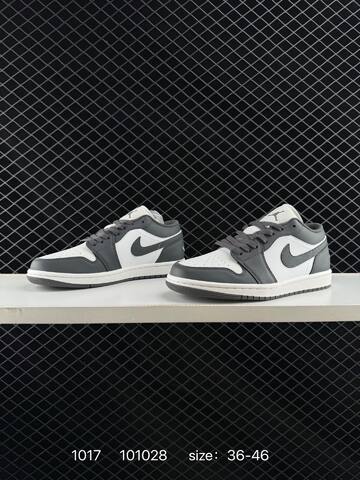 Jordan Air Jordan 1 Low White Dark Grey Sail EU 36-46 Skate Shoe - Unisex (BS-80502)