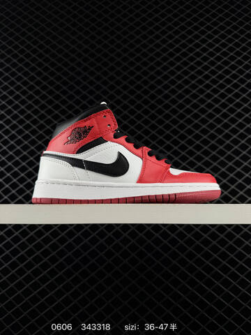 Air Jordan 1 Mid Reverse Bred AIR JORDAN 1 Aj1 1 S Lifestyle (BS-79162)