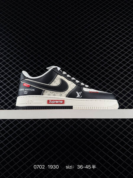 Nike Air Force 1 07 Low off white dark navy black grey EU 36-45 sneaker