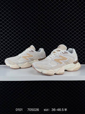 New Balance 9060 U9060IAB Off White Beige Light Brown Cream EU 36-46 5 Sneaker - Unisex (BS-82423)