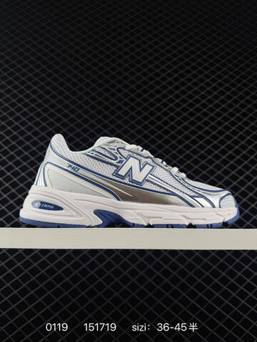 New Balance 740 U740NW2 White Purple Dark Blue Black EU 36-41 Running Shoe - Unisex (BS-82377)