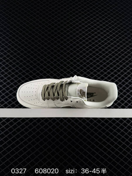 Nike Air Force 1 Low off white olive green pale yellow EU 36-45 skate