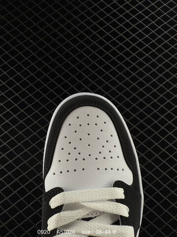 Jordan Air Jordan 1 Low White Black Red EU 36-46 Sneaker - Unisex (BS-80664)