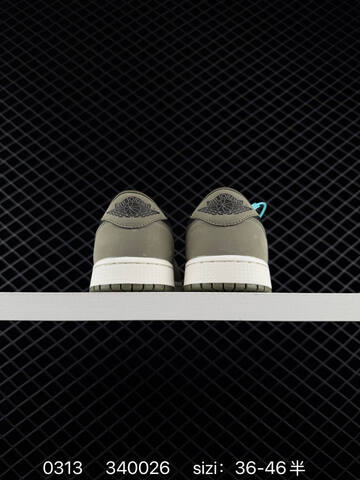 Jordan Air Jordan 1 Retro Low OG White Black Olive Sail EU 36-46 Sneaker - Unisex (BS-79670)