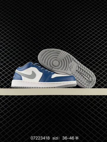 Air Jordan 1 Low AIR JORDAN 1 Aj1 1 Swoosh Logo Lifestyle (BS-78936)