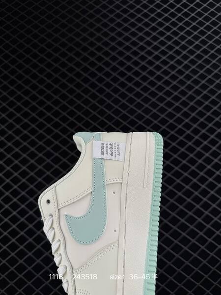 Nike Air Force 1 Low white with mint blue accents 36-45 lifestyle