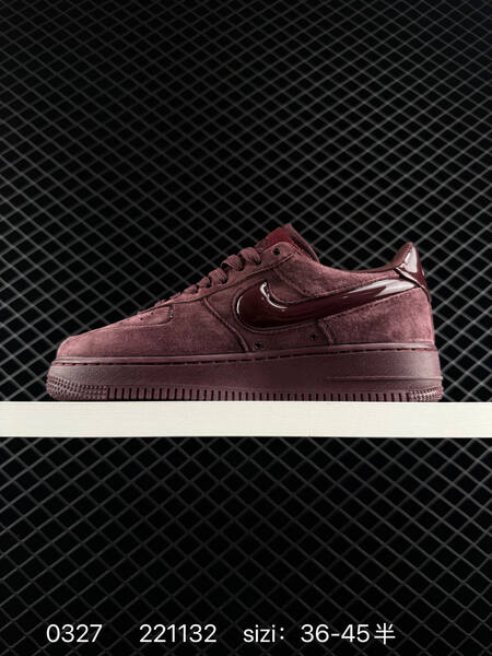 Nike Air Force 1 07 burgundy pink EU 36-45 lifestyle