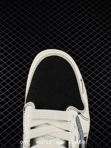 Jordan Air Jordan 1 Low Off White Black Grey EU 36-45 Sneaker - Unisex (BS-79883)