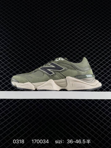 New Balance 9060 ABZORB Olive Green Dark Grey Beige Black EU 36-46 5 Sneaker - Unisex (BS-82302)