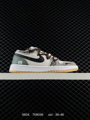 Nike Air Jordan 1 Low AIR JORDAN 1 DC0774-502 Siz Lifestyle (BS-79170)