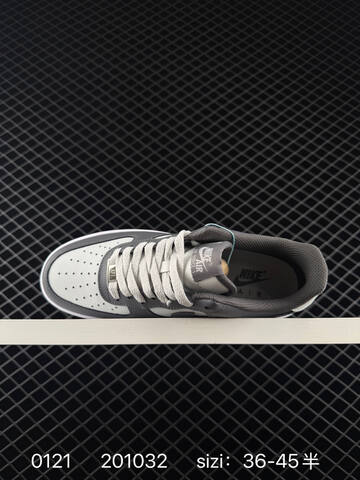 Nike Air Force 1 07 Low Grey White 36-45 Lifestyle - Unisex (BS-73043)
