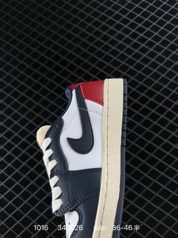 Jordan Air Jordan 1 Low White Navy Red Sail EU 36-46 Sneaker - Unisex (BS-80503)