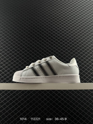 Adidas Originals Superstar II White Black JI0124 Lifestyle (BS-77616)