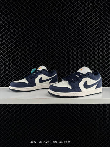 Air Jordan 1 Low Obsidian Suede AIR JORDAN 1 Aj1 Lifestyle (BS-79278)