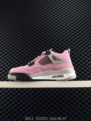 Jordan Air Jordan 4 Orchid Pink Grey Black White EU 36-47 Basketball Shoe - Unisex (BS-81213)